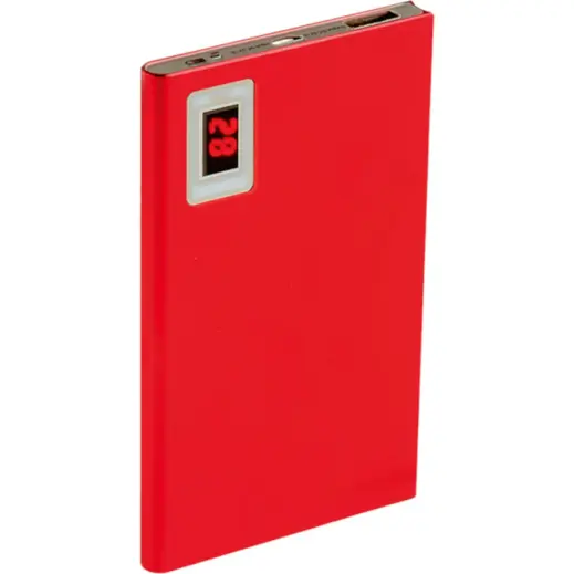 Powerbank with Battery Indicator Red